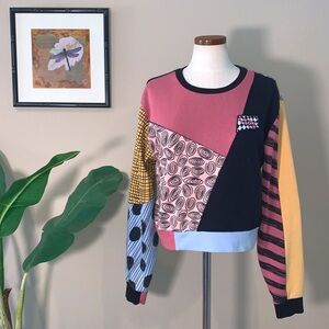 Vans x Nightmare Before Christmas Sally Sweatshirt, Black/Pink/Blue/Tan, Size M